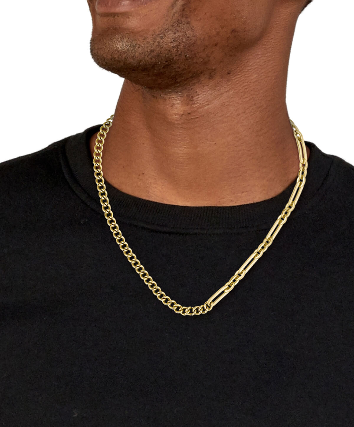 Mattini Gold IP Gents Necklace