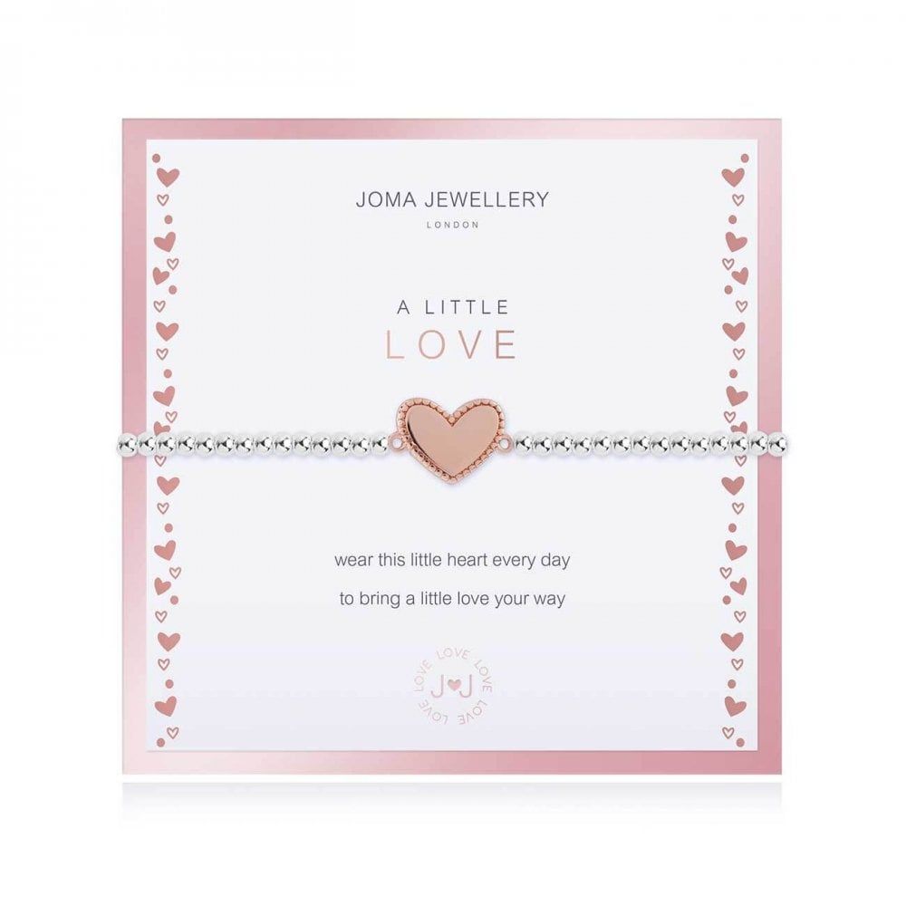 Beautifully Boxed A Littles | Love | Silver | Bracelet | 17.5cm Stretch