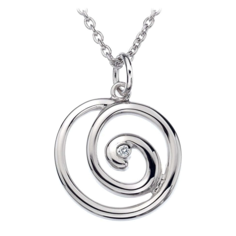 Eternity Spiral Pendant