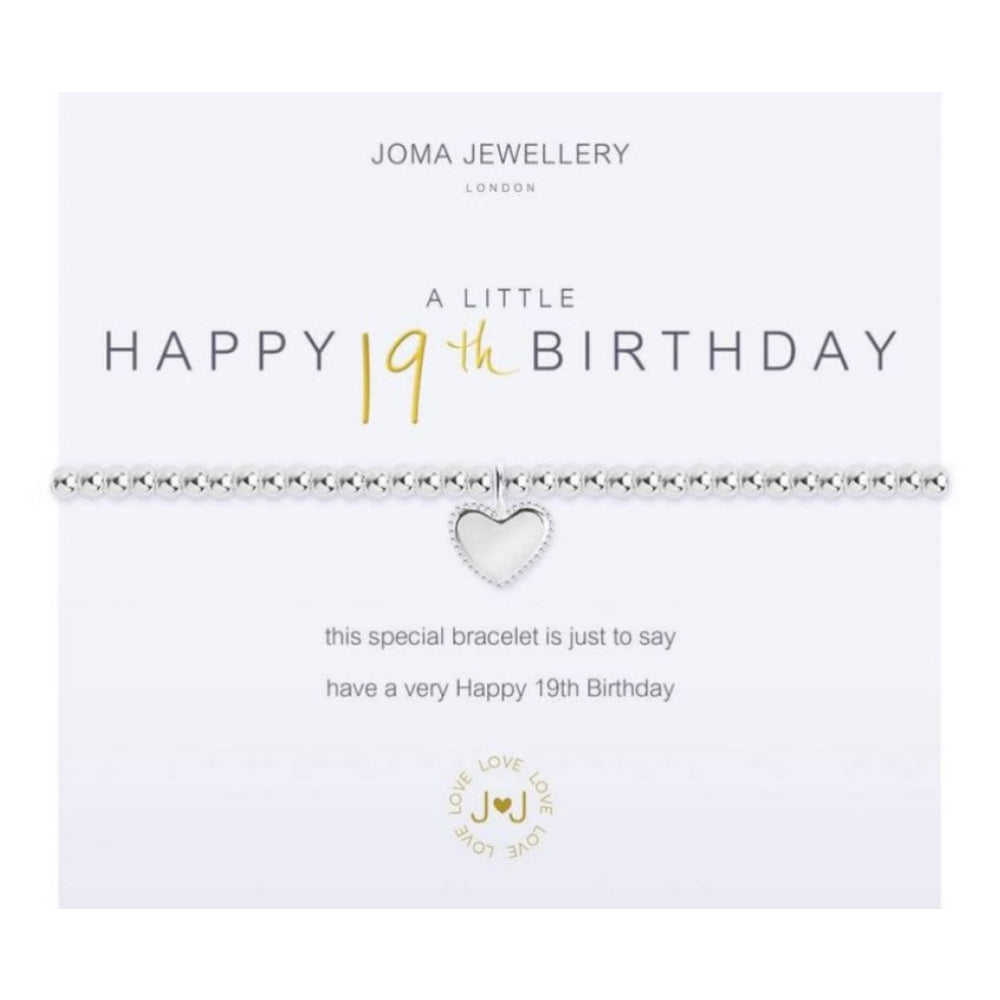 A Little Happy 19th Birthday Bracelet