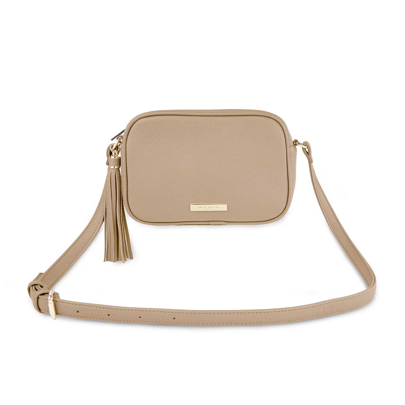 Sophia Tassel Crossbody Bag | Taupe