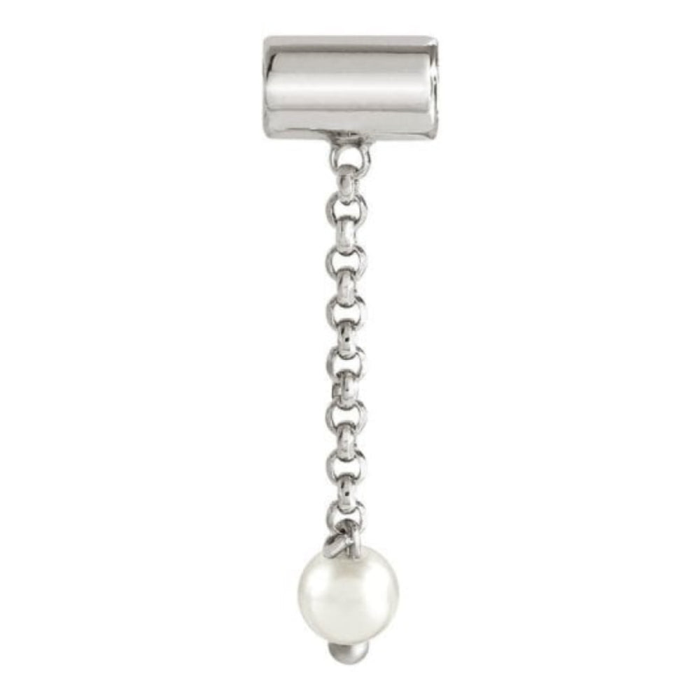 Seimia Silver Pendants Stone and White Pearl