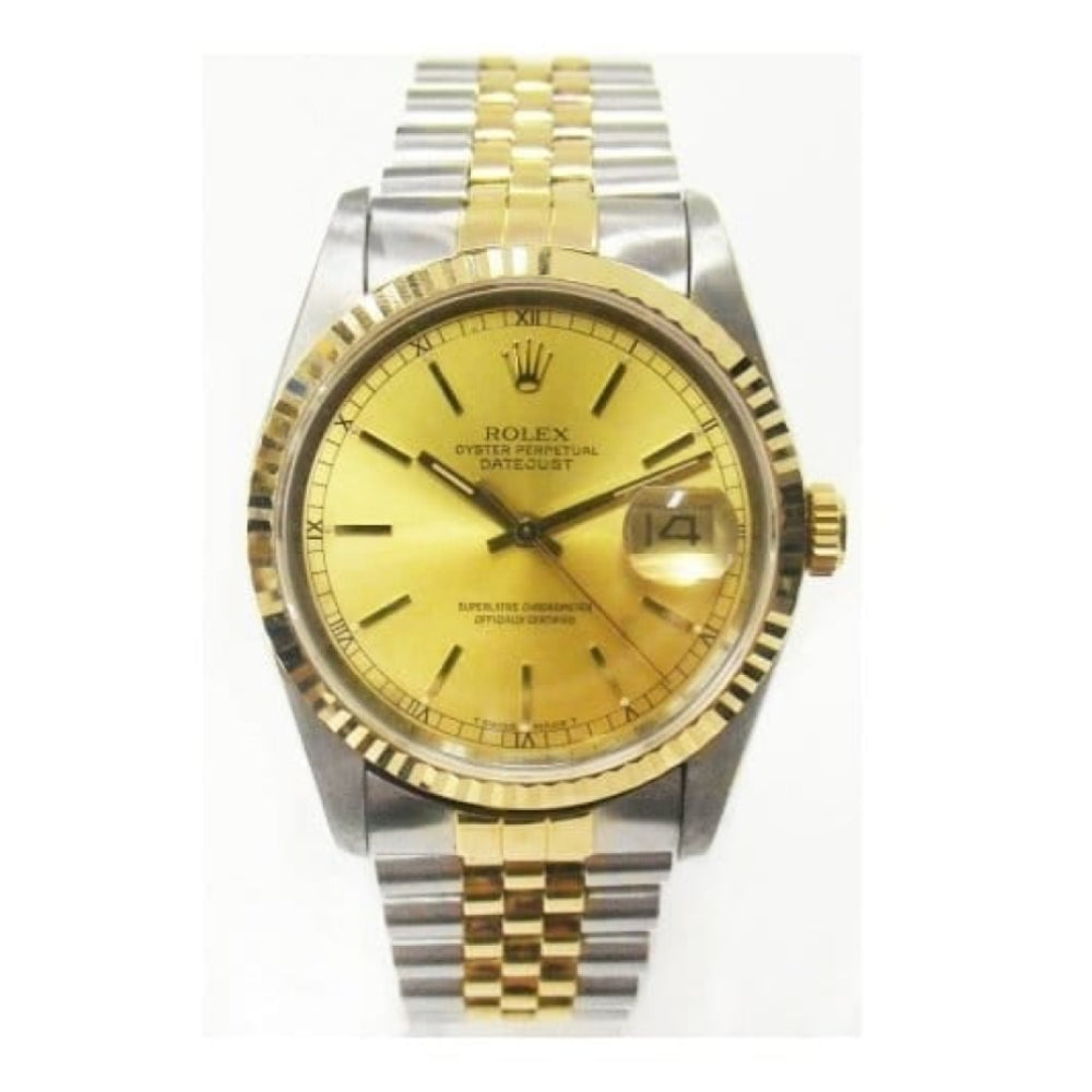 Pre Owned Two Tone Date Just Watch