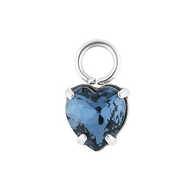 Interchangeable Salice Dark Blue 12mm SS Charm