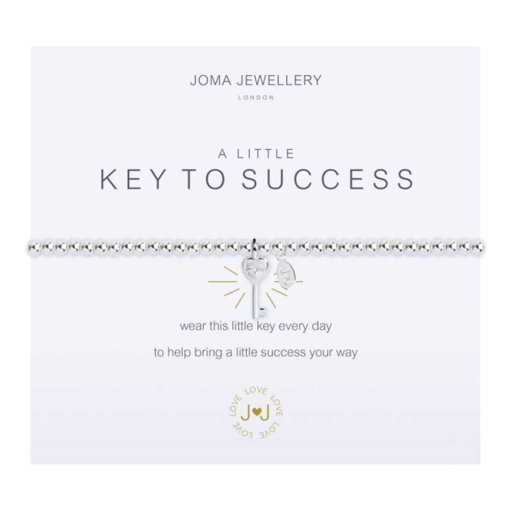 a little KEY TO SUCCESS - silver bracelet