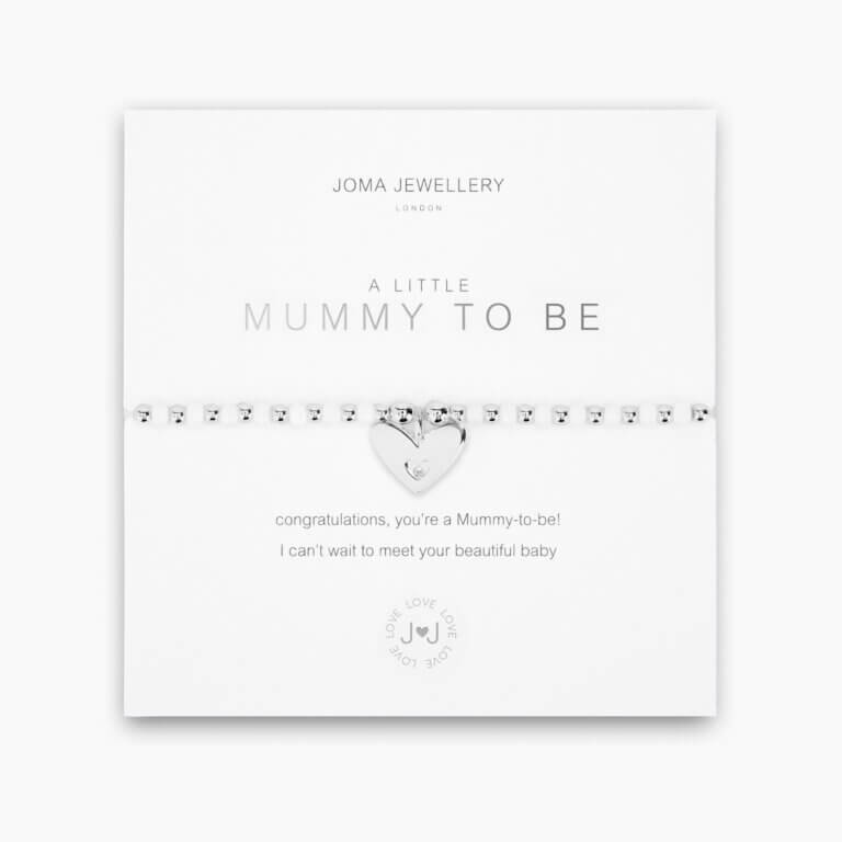 Colour Pop A Little | Mummy To Be | Silver | Bracelet | 17.5cm Stretch