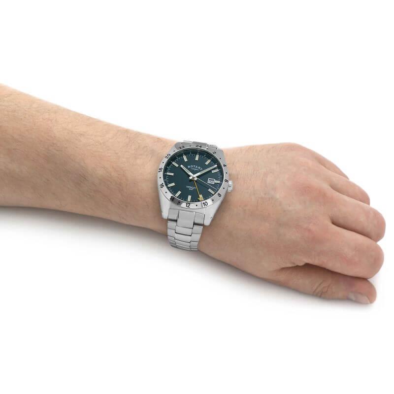 Henley GMT Swiss Movement Green Dial Gents Watch