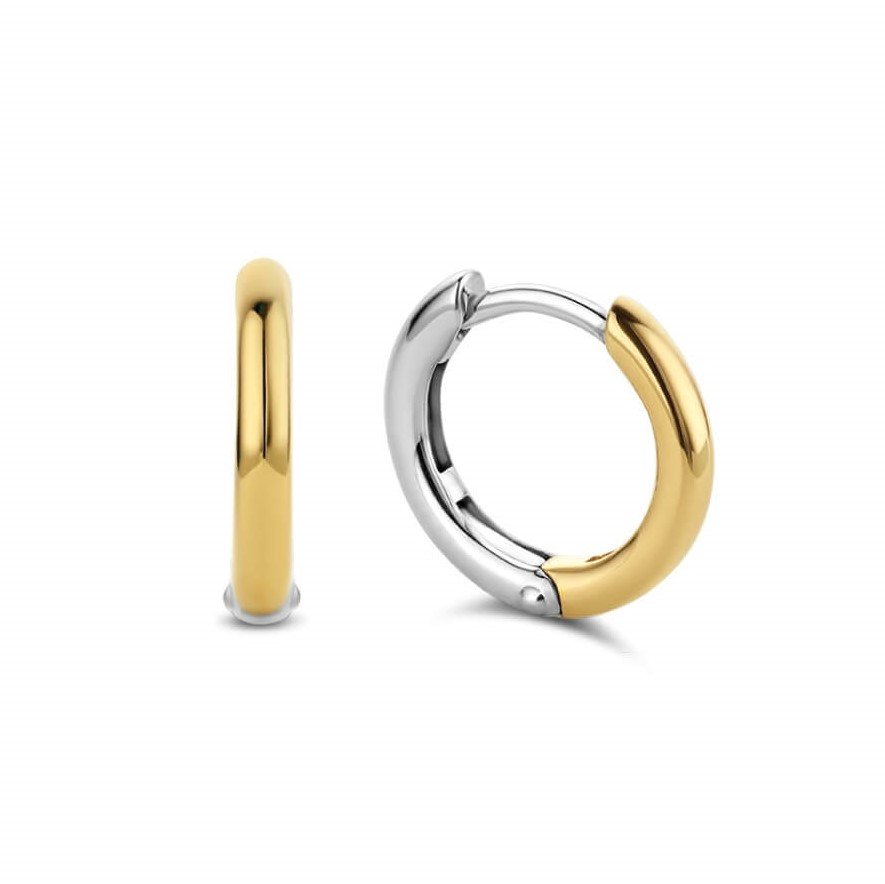 Silver & Gold Plated Small Hoop Earrings