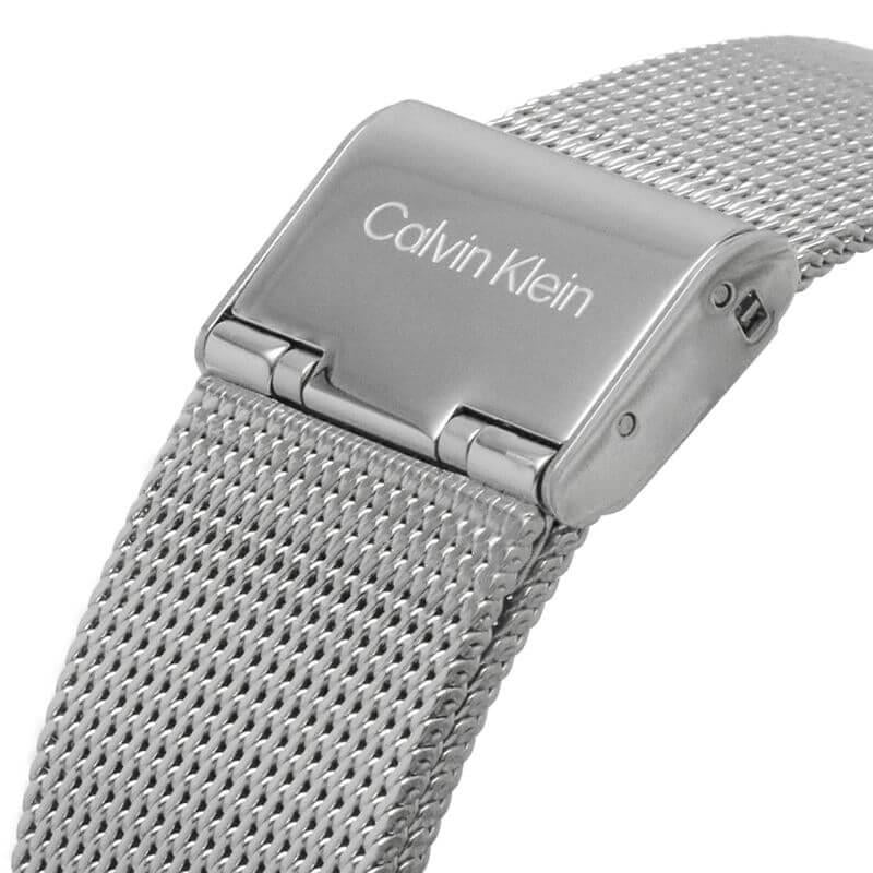 Iconic Blue CK Dial & Steel Mesh Strap Watch