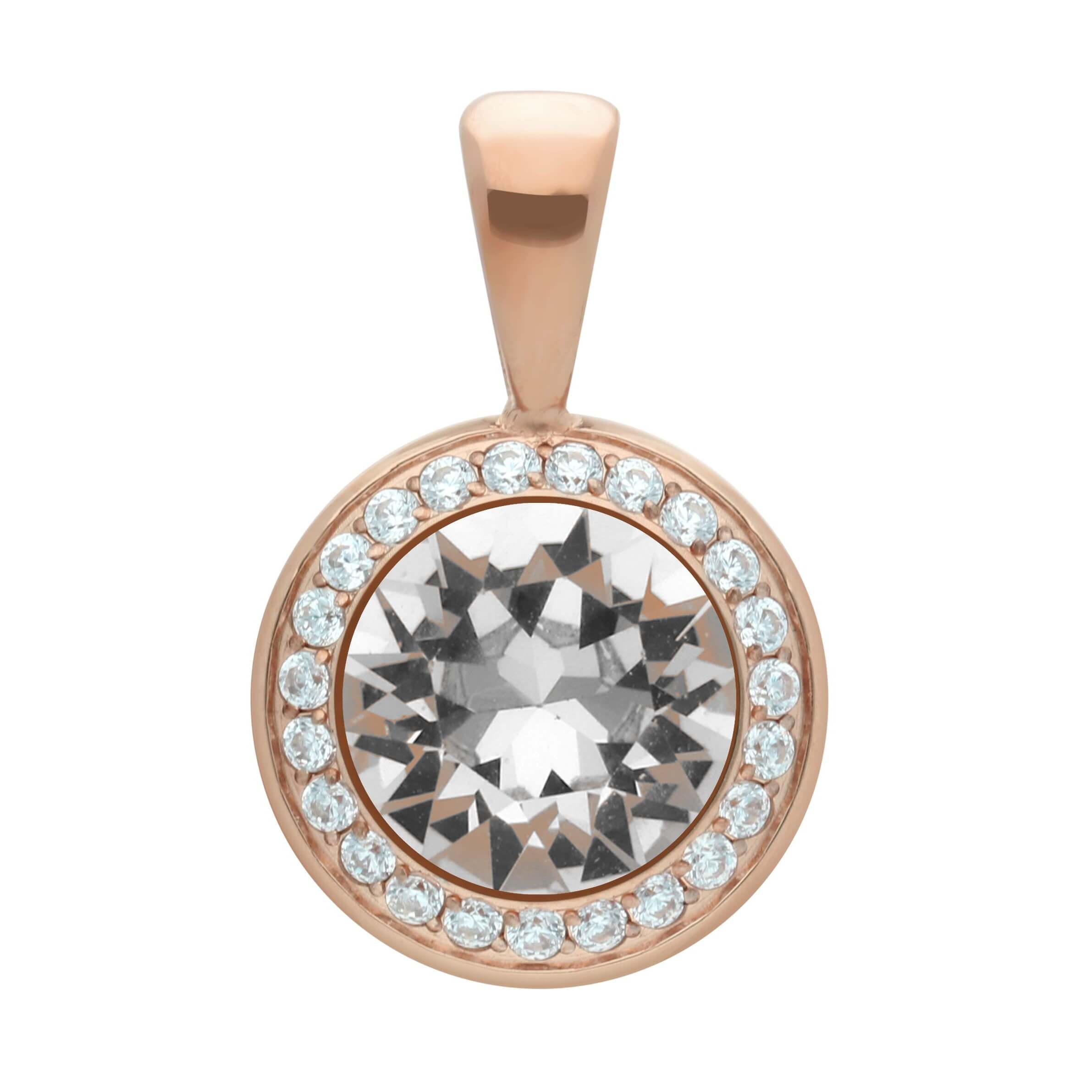 Crystal Pendant TONDO Deluxe 13mm (RG/P)