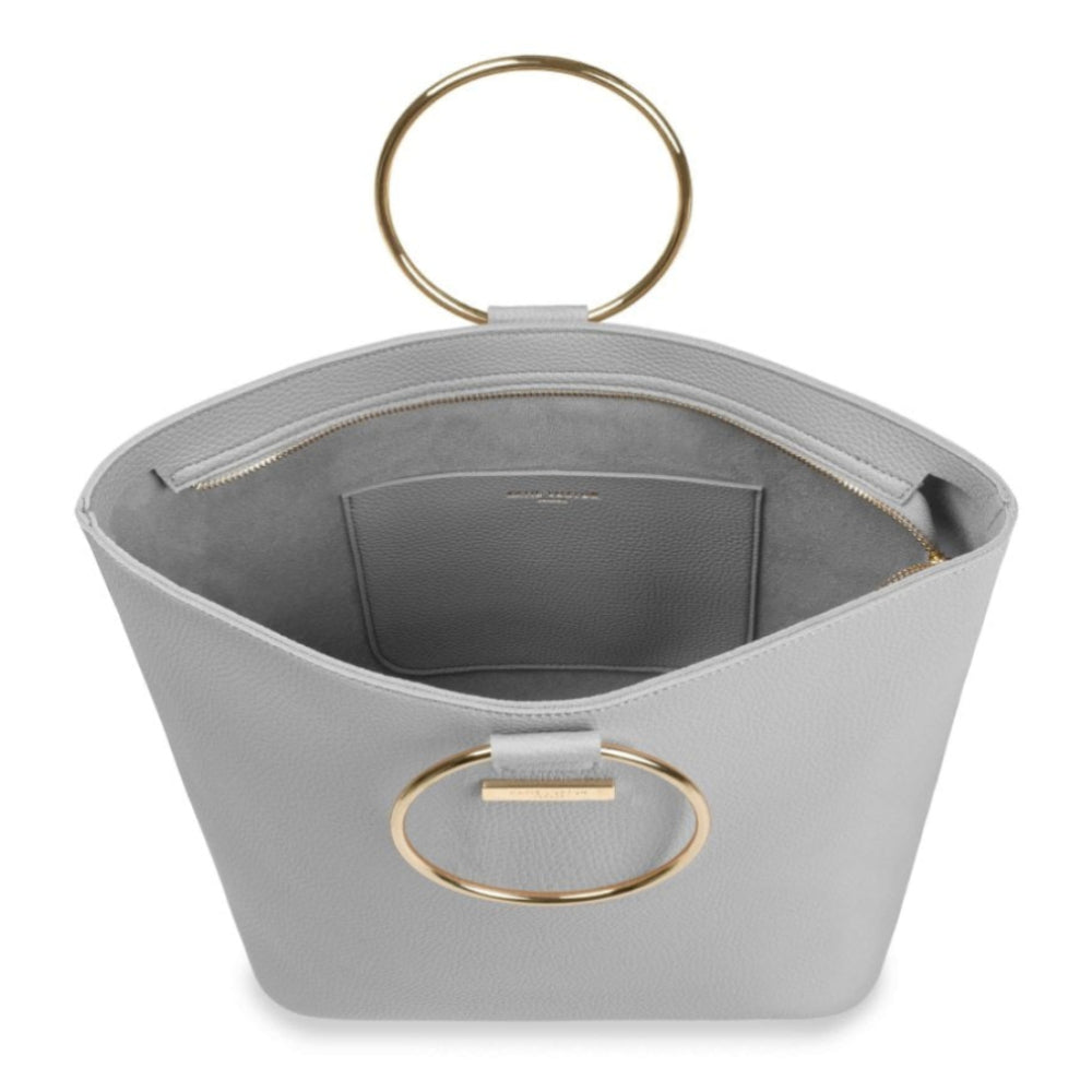 Suki Tote Bag - Pale Grey - 32x39x13cm