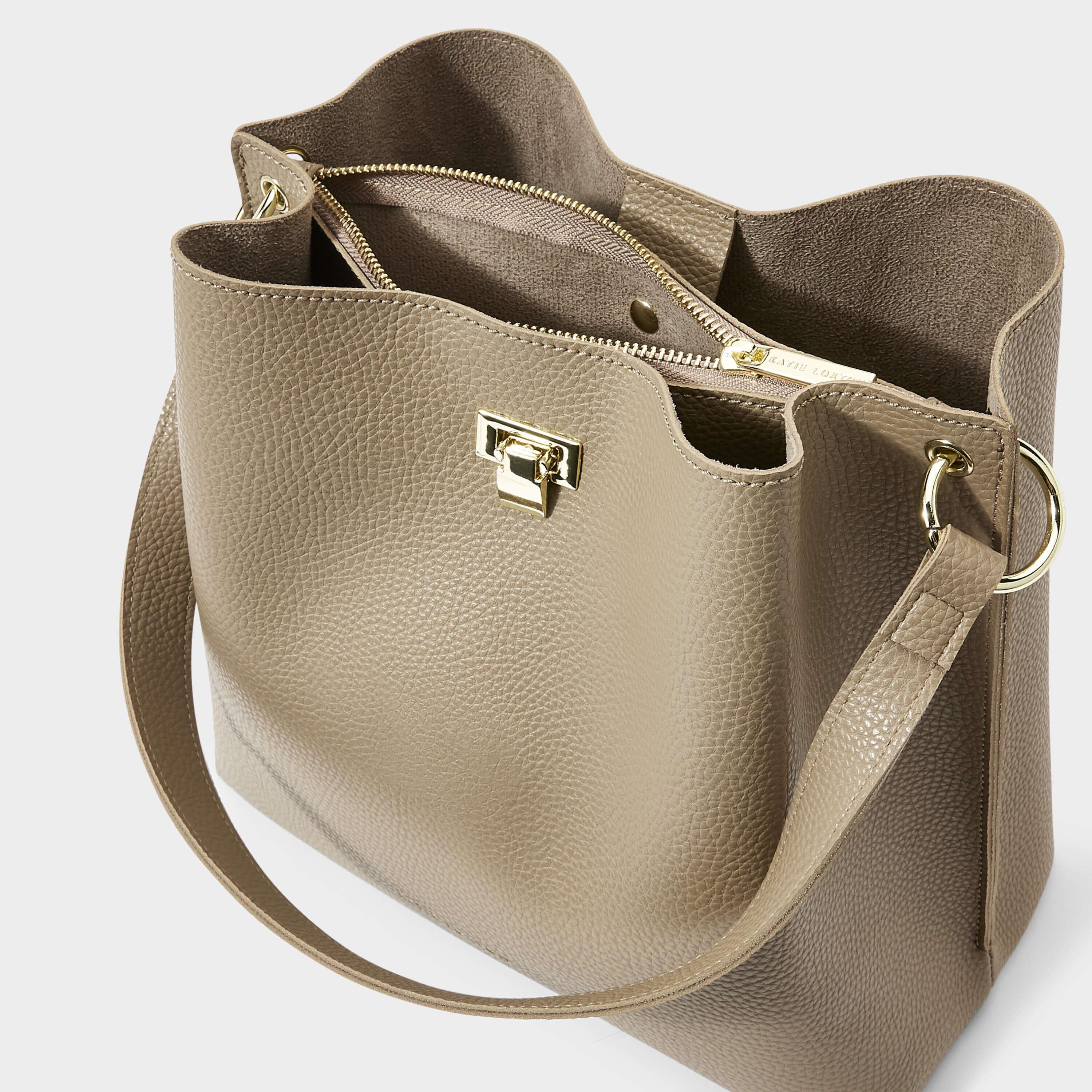 Reese Shoulder Bag | Taupe | 28 X 29 X 15cm