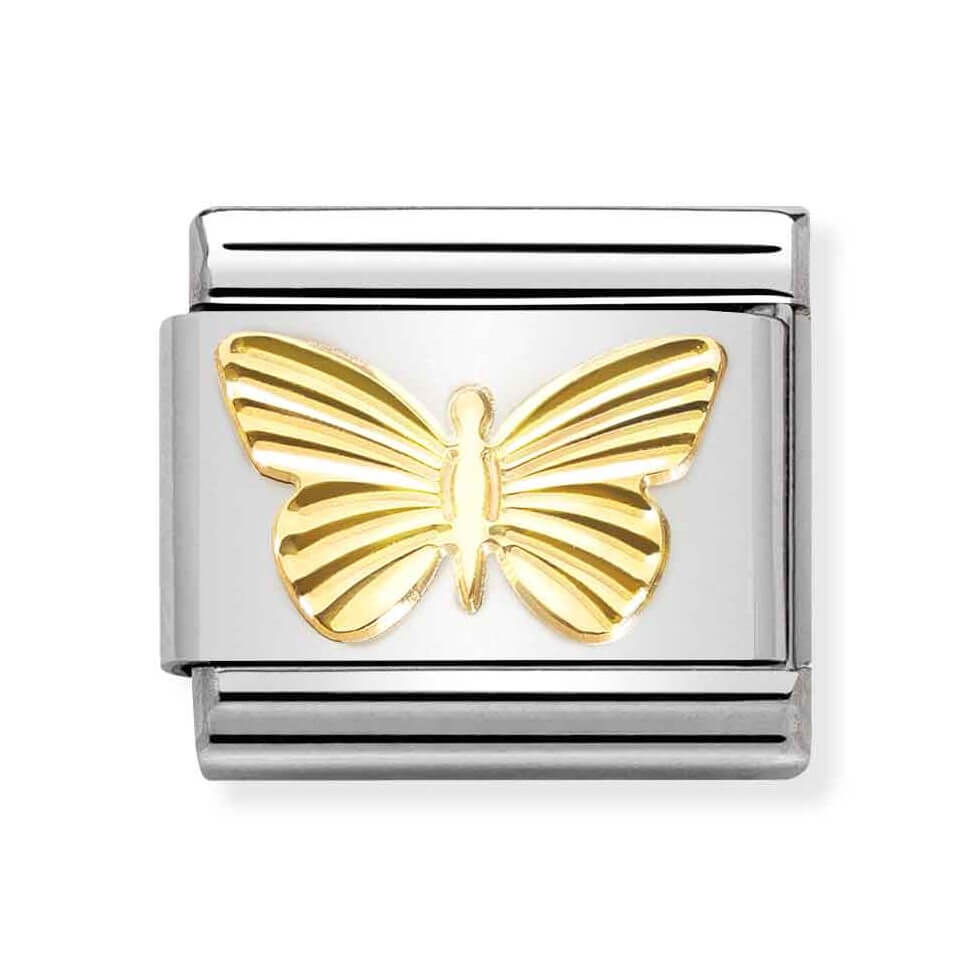 Composable Classic Link In 18K Gold With Butterfly Symbol