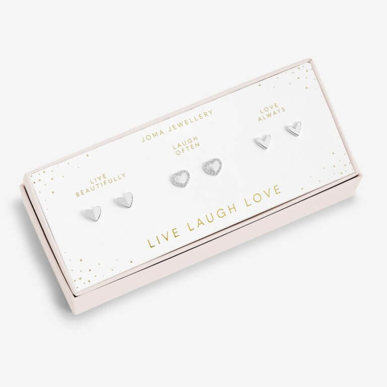 Celebration Earring Set 'Live Laugh Love'
