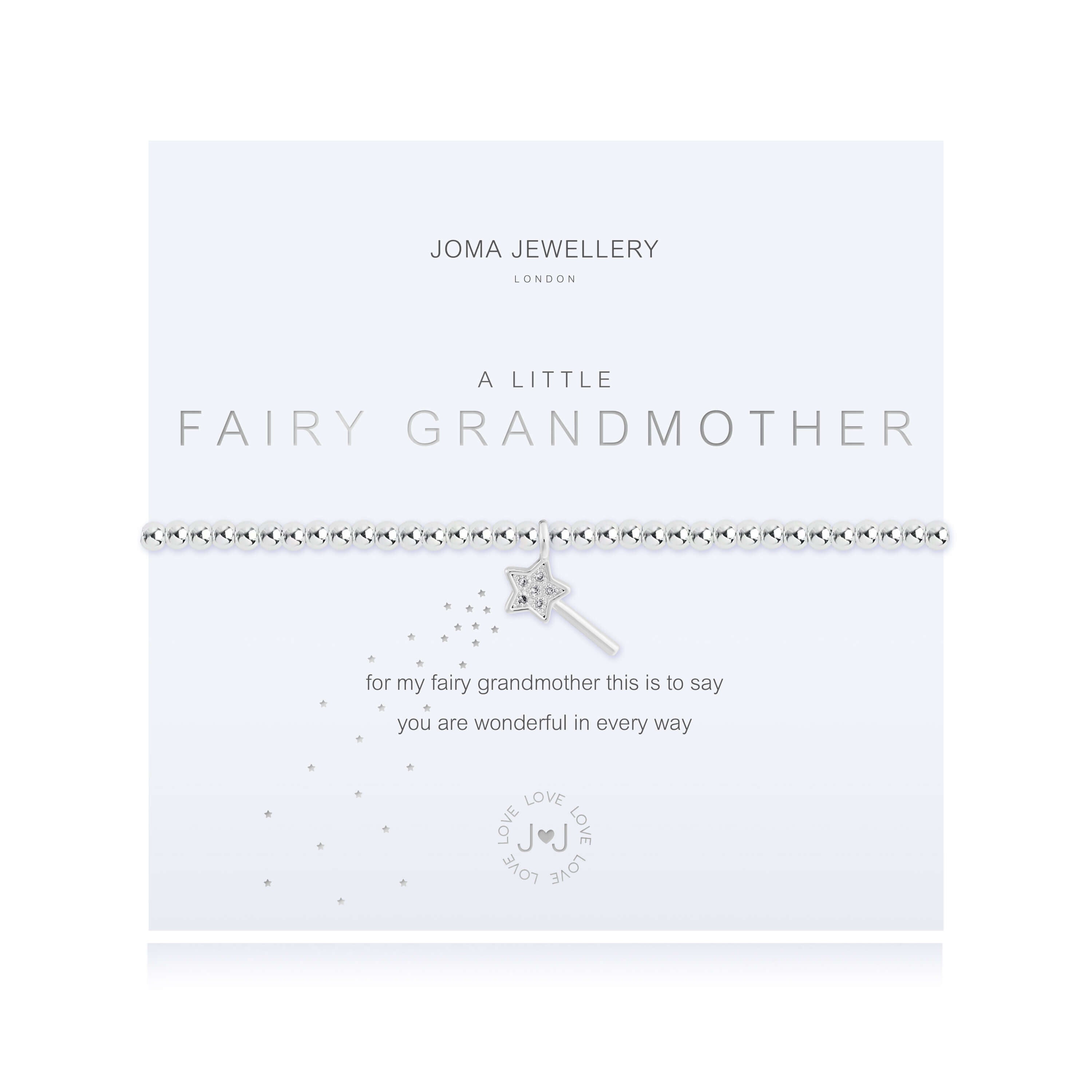 A Little | Fairy Grandmother | Silver | Bracelet | 17.5cm Stretch