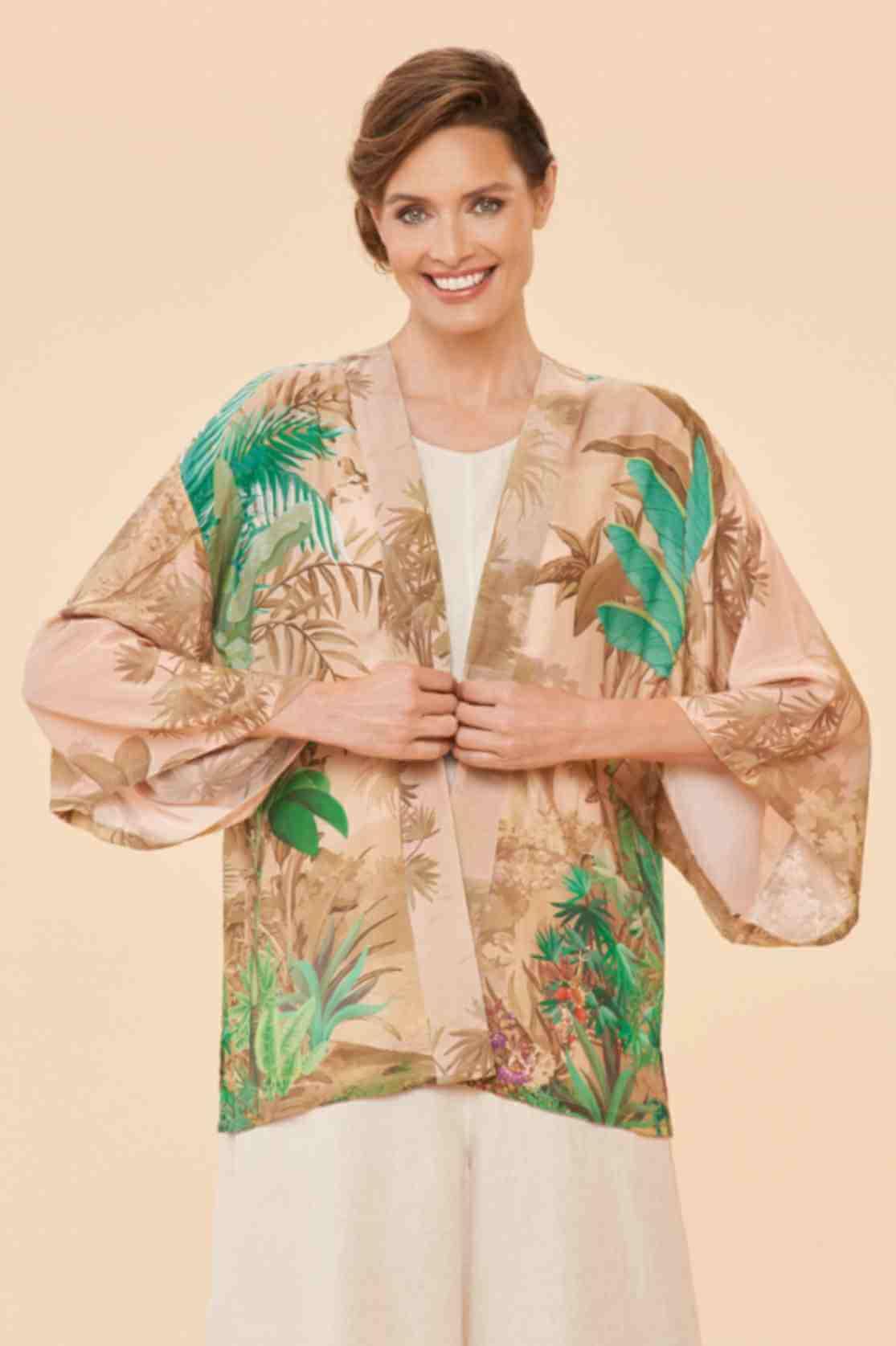 Oasis Kimono Jacket - Coconut