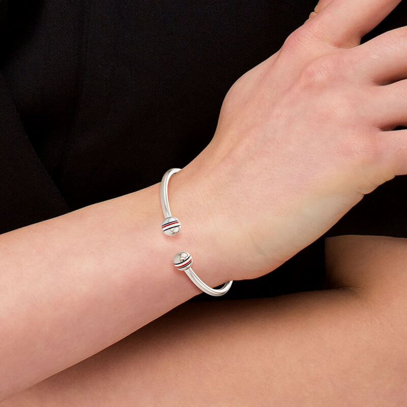 ORB Memory Silver Bangle