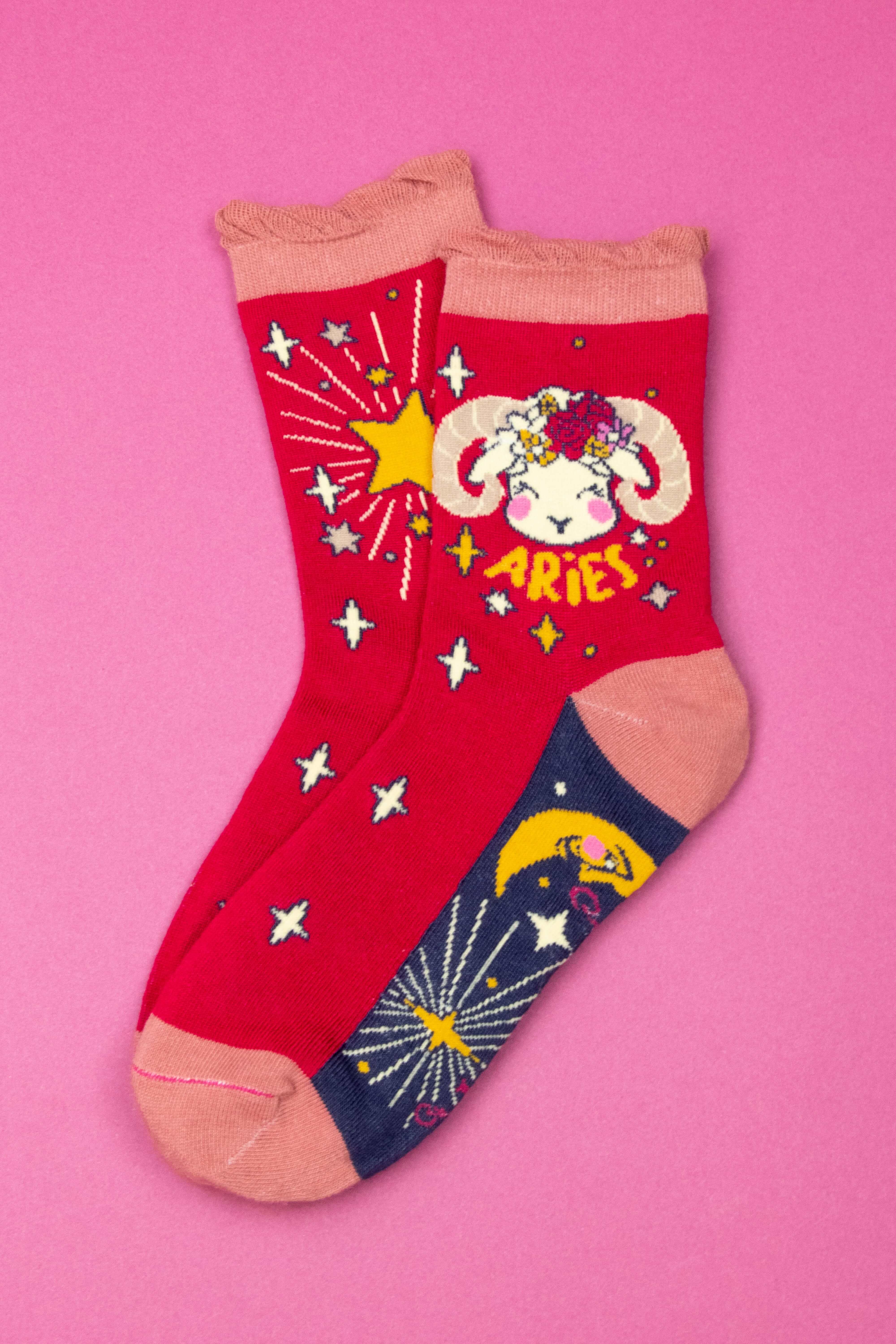 Zodiac Ankle Socks Aries (21st Mar - 19th Apr)
