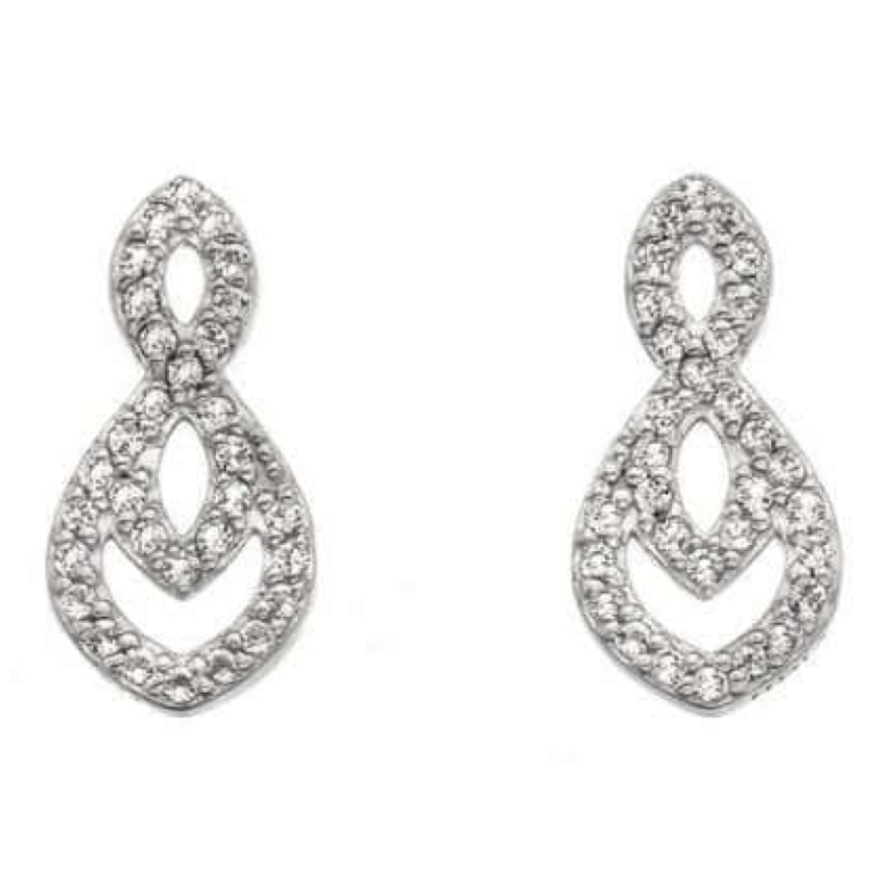 Harmony White Topaz Earrings