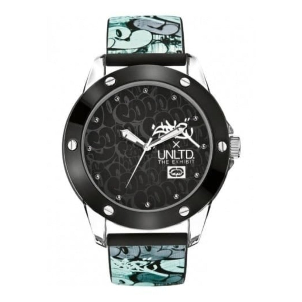 The Tran COPE2 Black Silicone Strap Watch