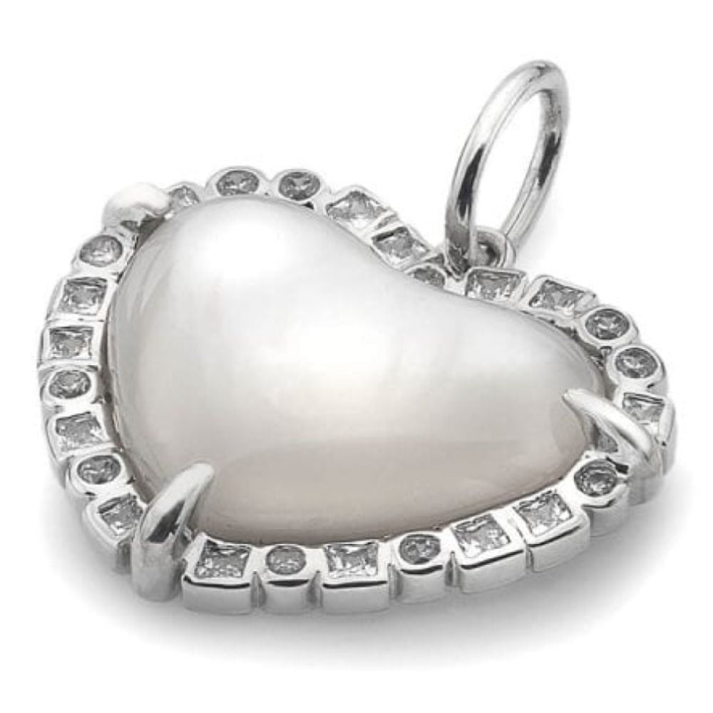 Mother Of Pearl Heart Innocence Pendant