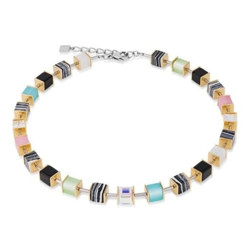 Ladies' Pastel Multicolour Necklace With Swarovski Elements