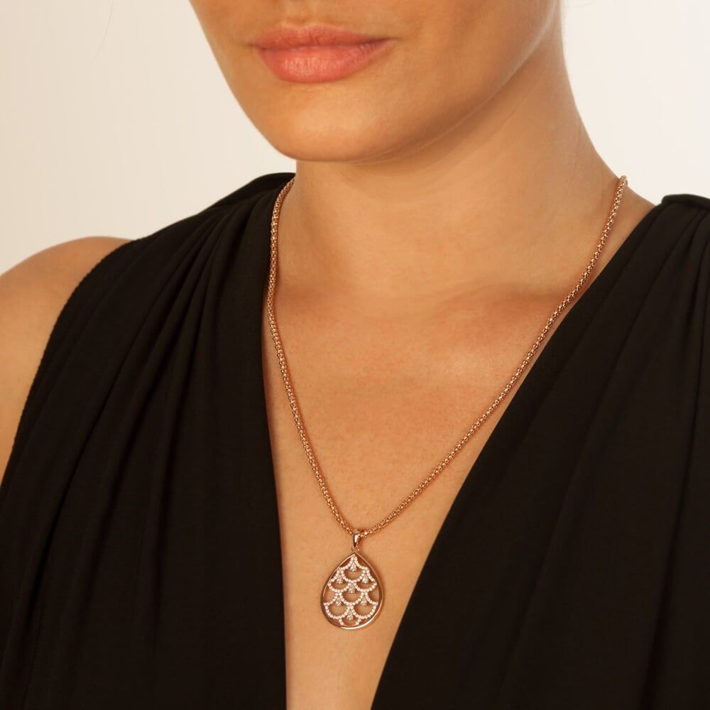 Rose Gold Plated Lust Layer Pendant