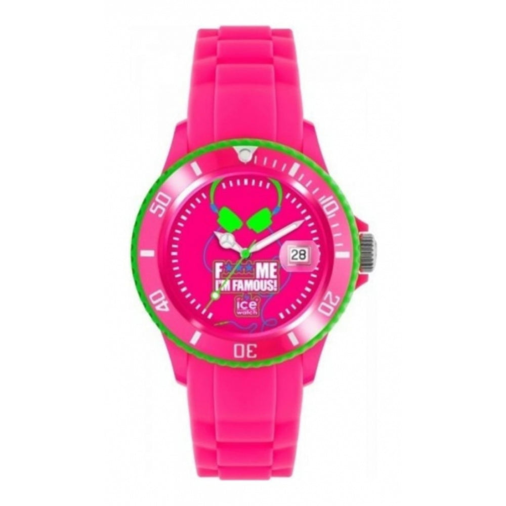 Pink 53mm Dial & Resin Strap Womens Watch