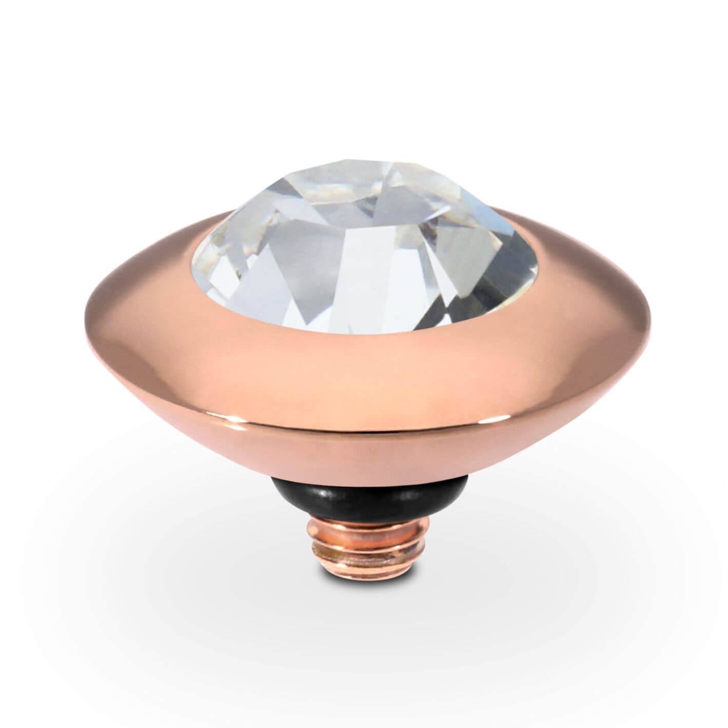 TONDO (RG/P) 9mm Crystal Ring Top