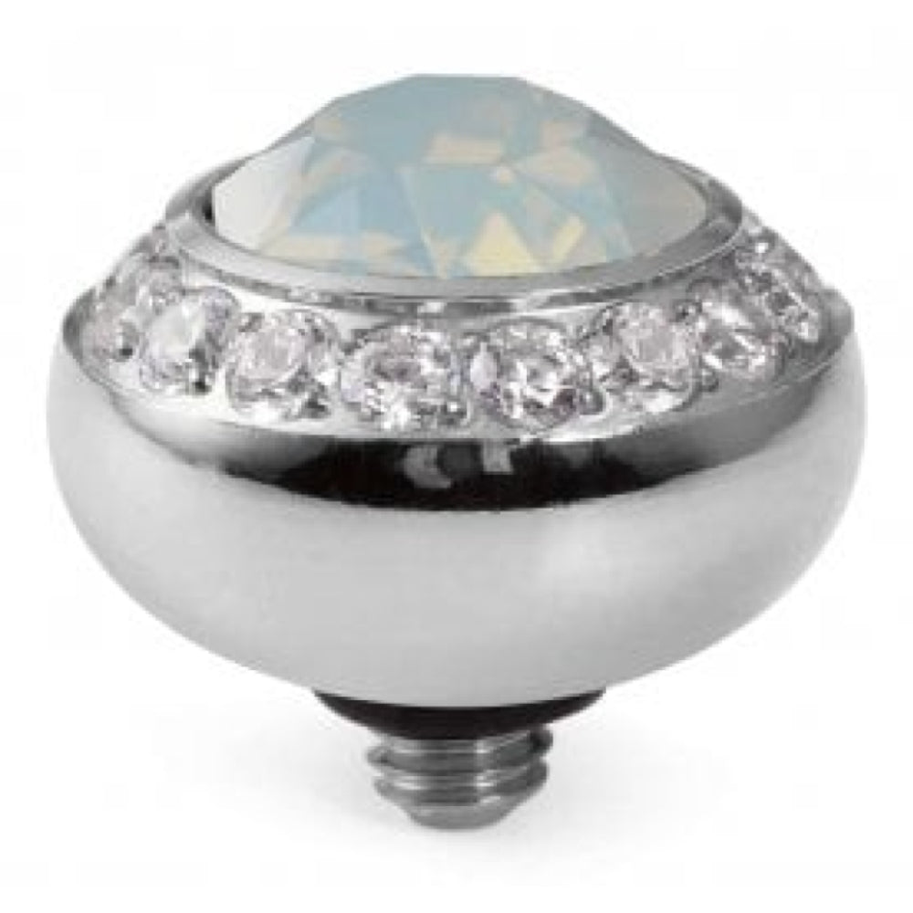 Famosa TONDO Deluxe 10mm (S/P) White Opal