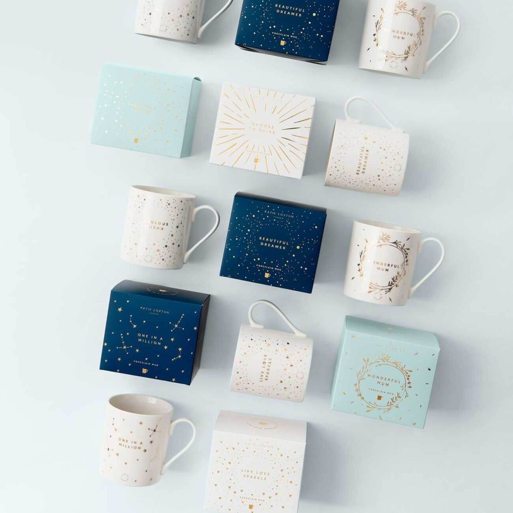 Porcelain Mug | One In A Million | White and Gold