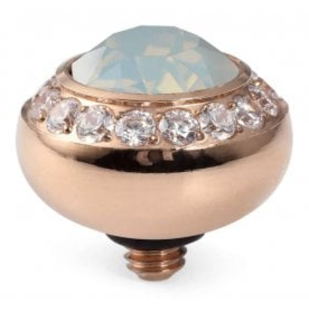 Famosa TONDO Deluxe 10mm (RG/P) White Opal