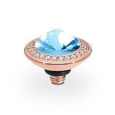 TONDO Deluxe (RG/P) 9mm Aquamarine Ring Top