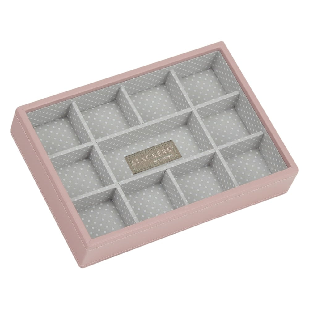 Soft Pink Mini 11 Section Open Stacker