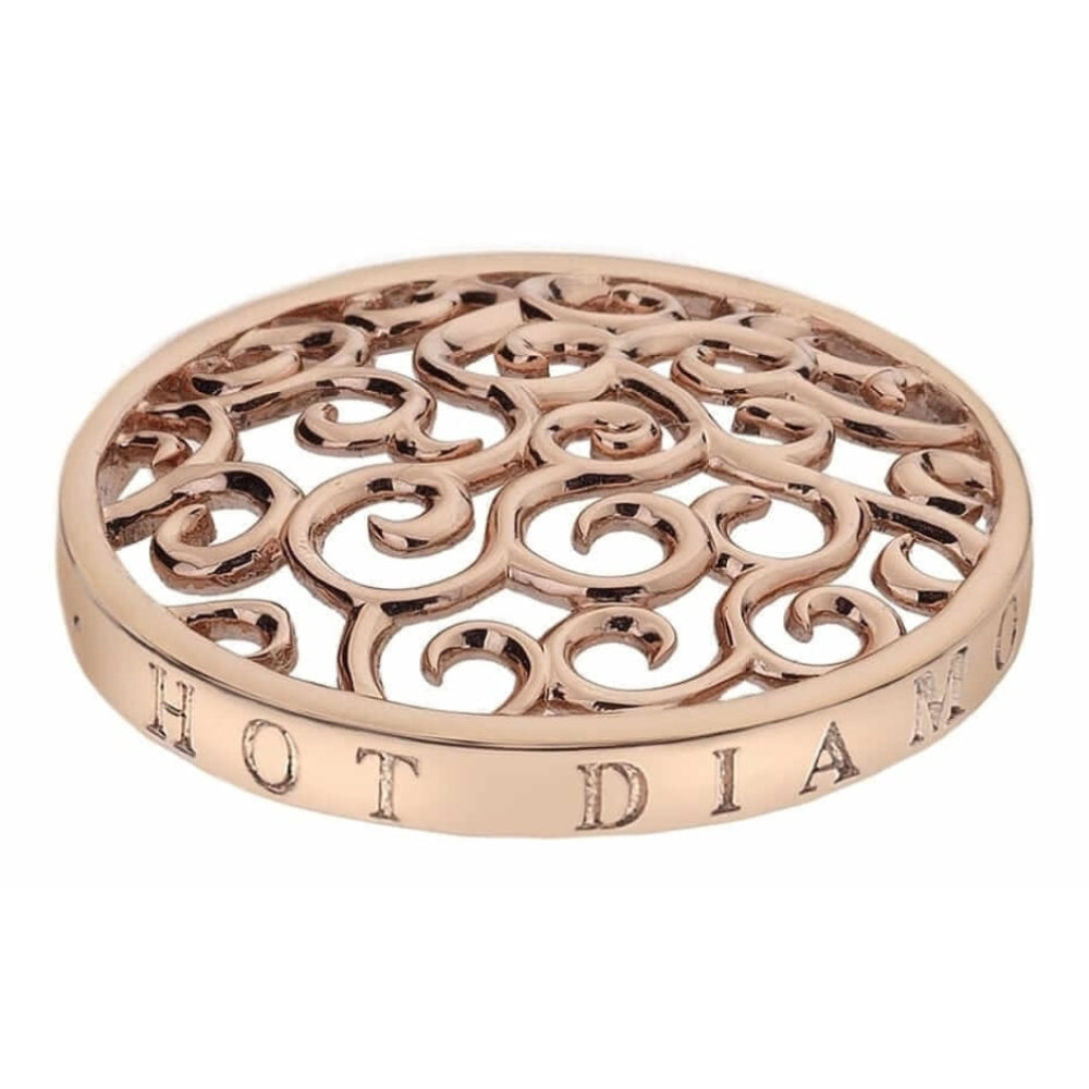 Winding Paths Rose Gold Coin - 33mm