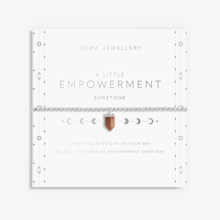 Affirmation Crystal A Little Empowerment / Sunstone Bracelet