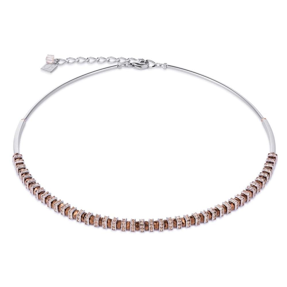 Geo Cube Copper Necklace