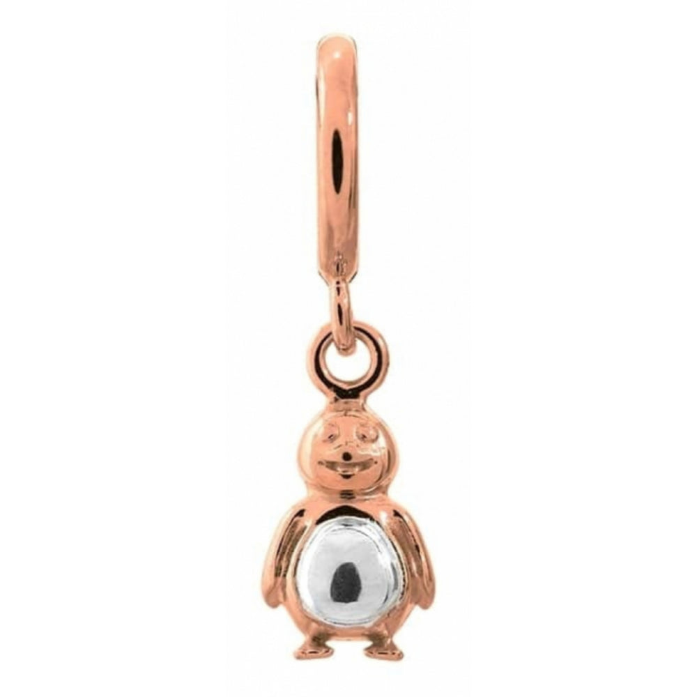 Rose Gold Penguin Charm