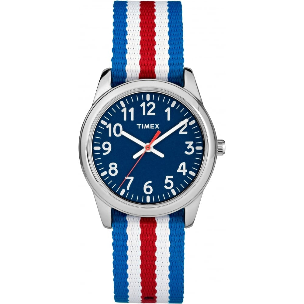 Metal Case with Red White Blue Stripes