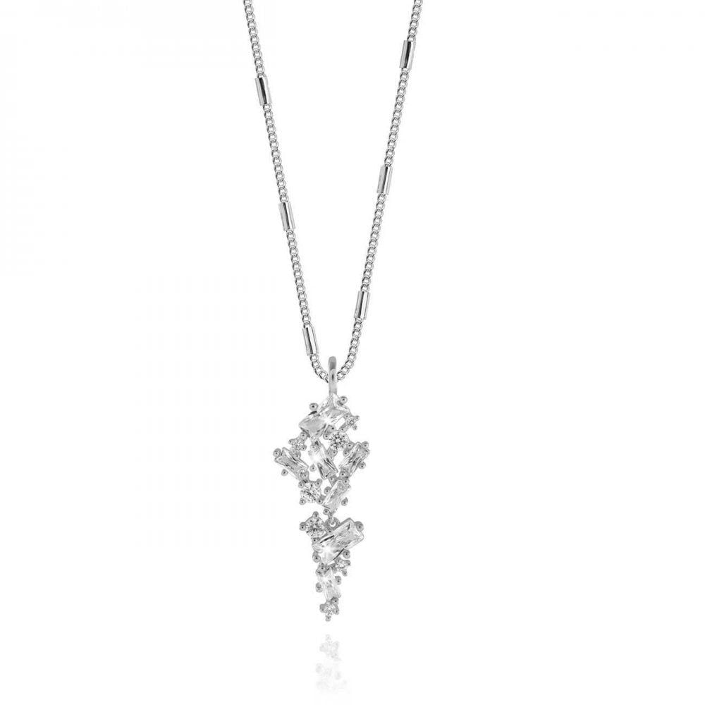 Be The Sparkle Silver Drop Necklace 50cm+5cm Extender