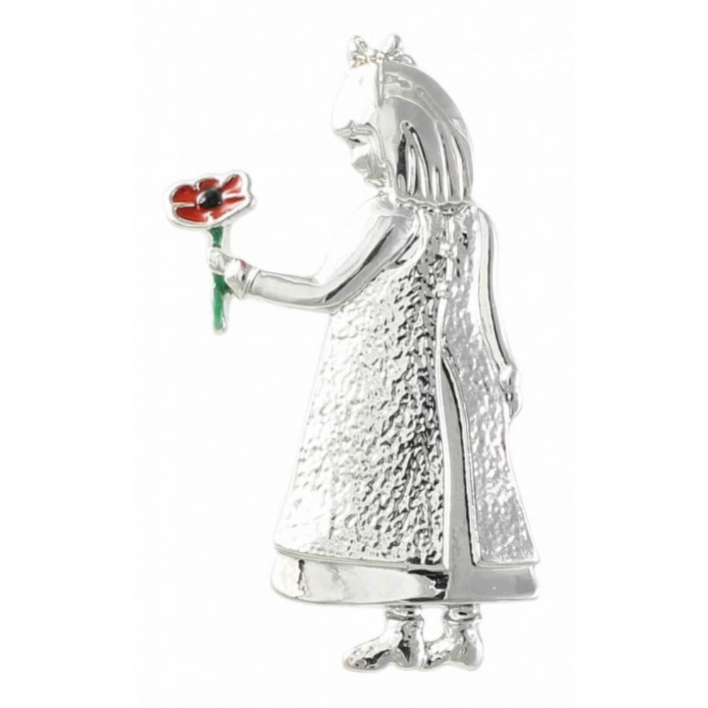 Little Girl Poppy Brooch