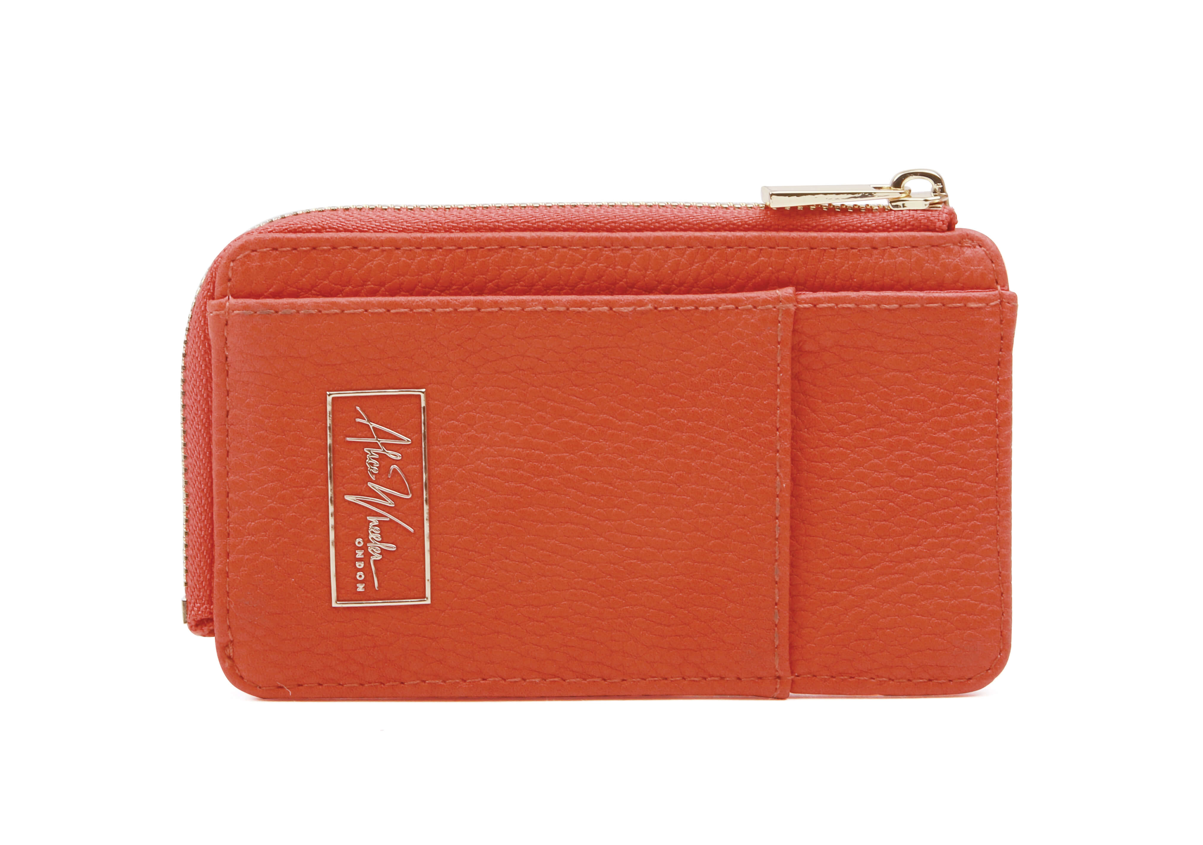 Bath Coin & Card Purse In Orange