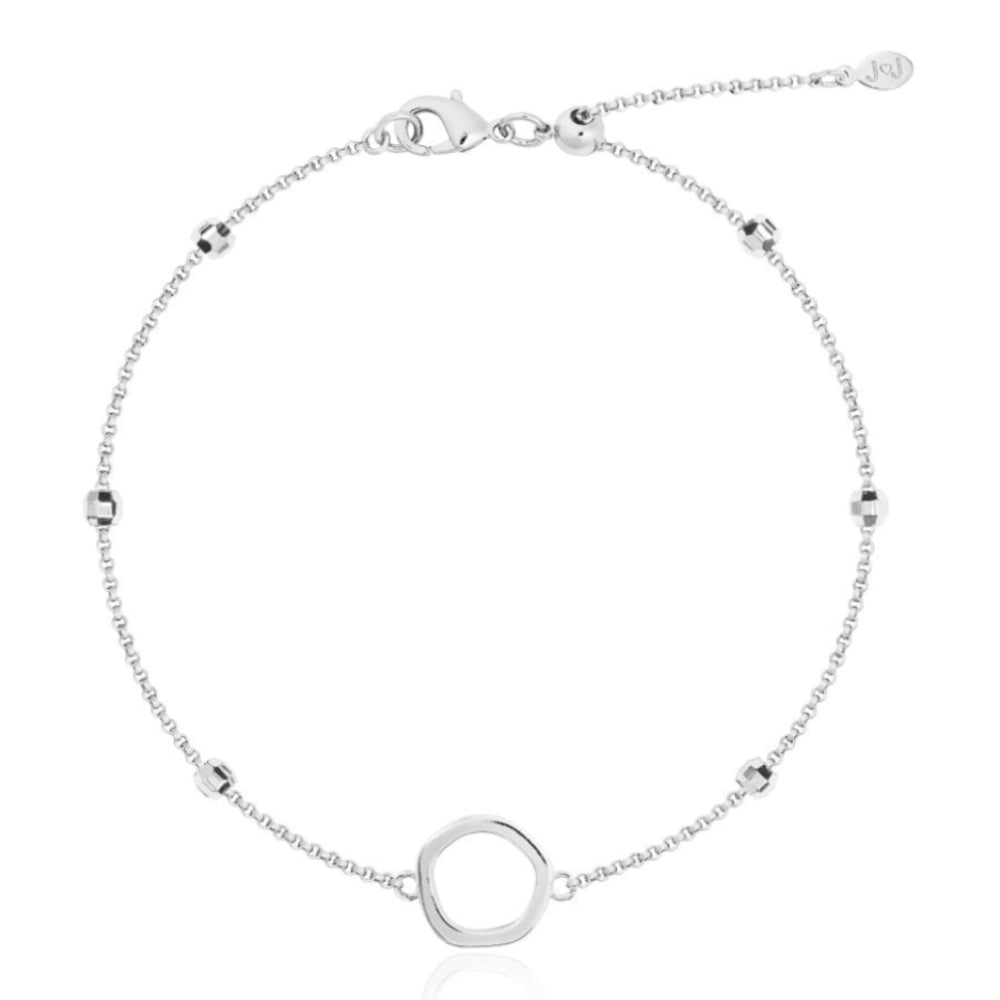 Anklet | Silver Loop | 26cm Total Length