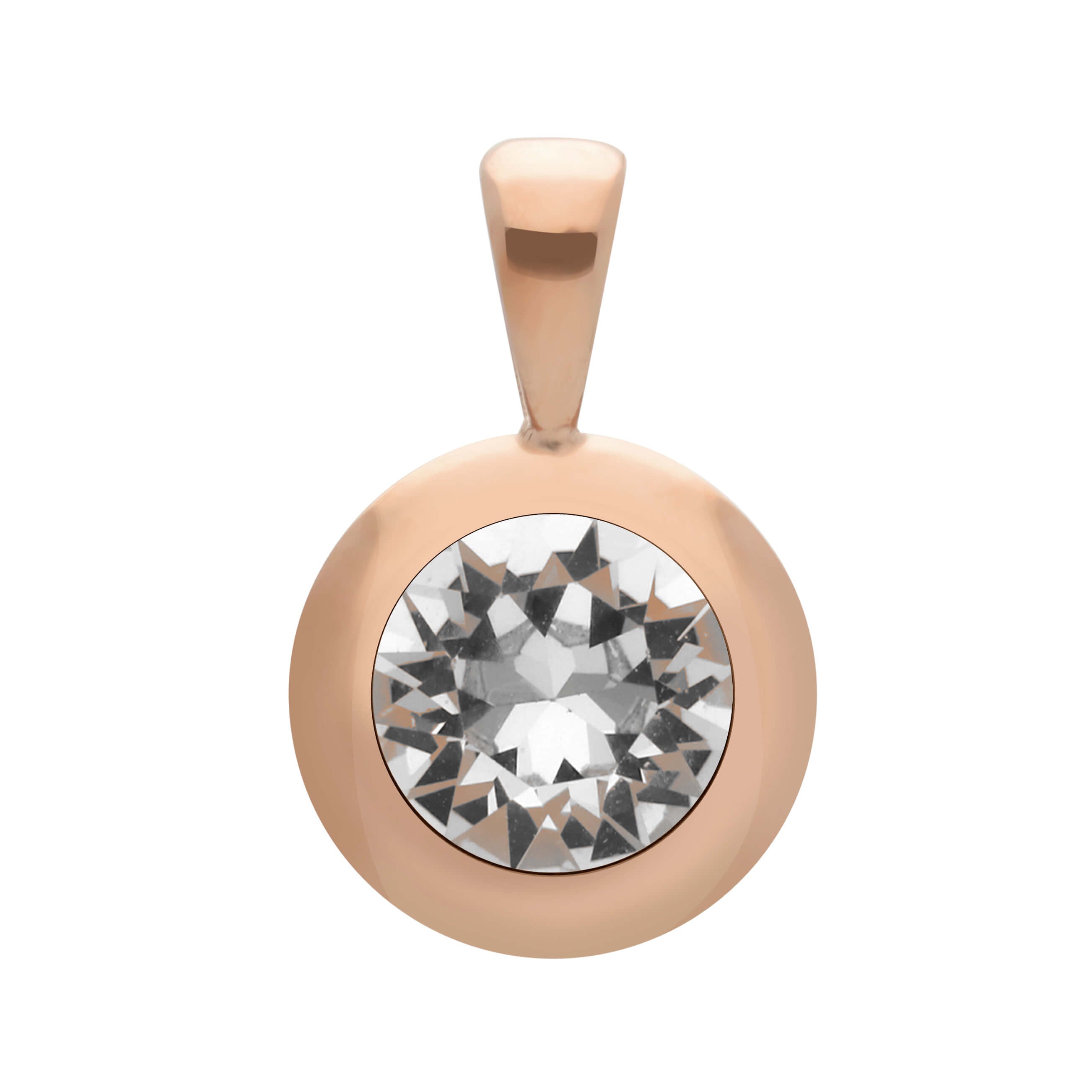 Tondo (Rg/P) 13mm Crystal Pendant