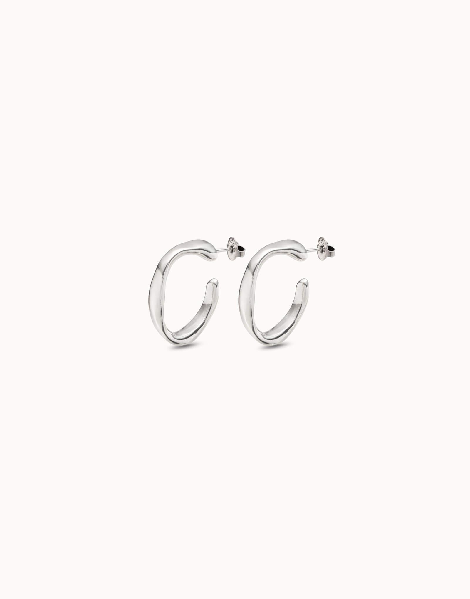 Open Your Mind Silver Plated Earrings