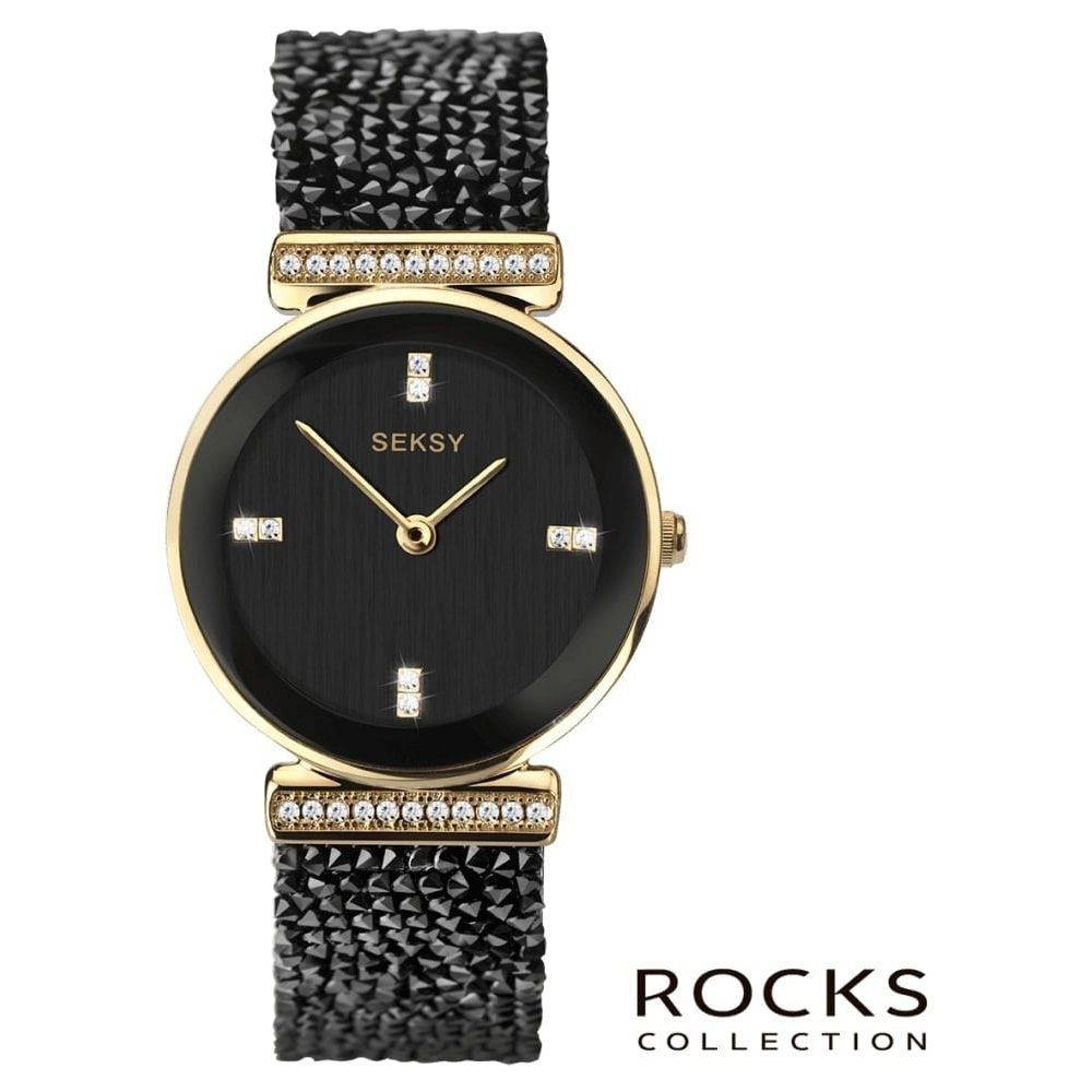 Ladies Quartz Analogue Gold Plated Bracelet Watch