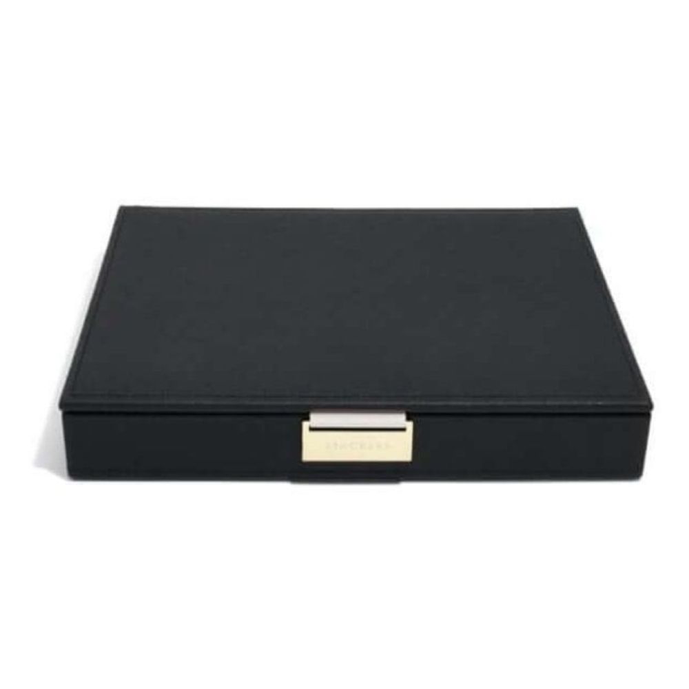 Classic Black & Grey Lidded Stacker