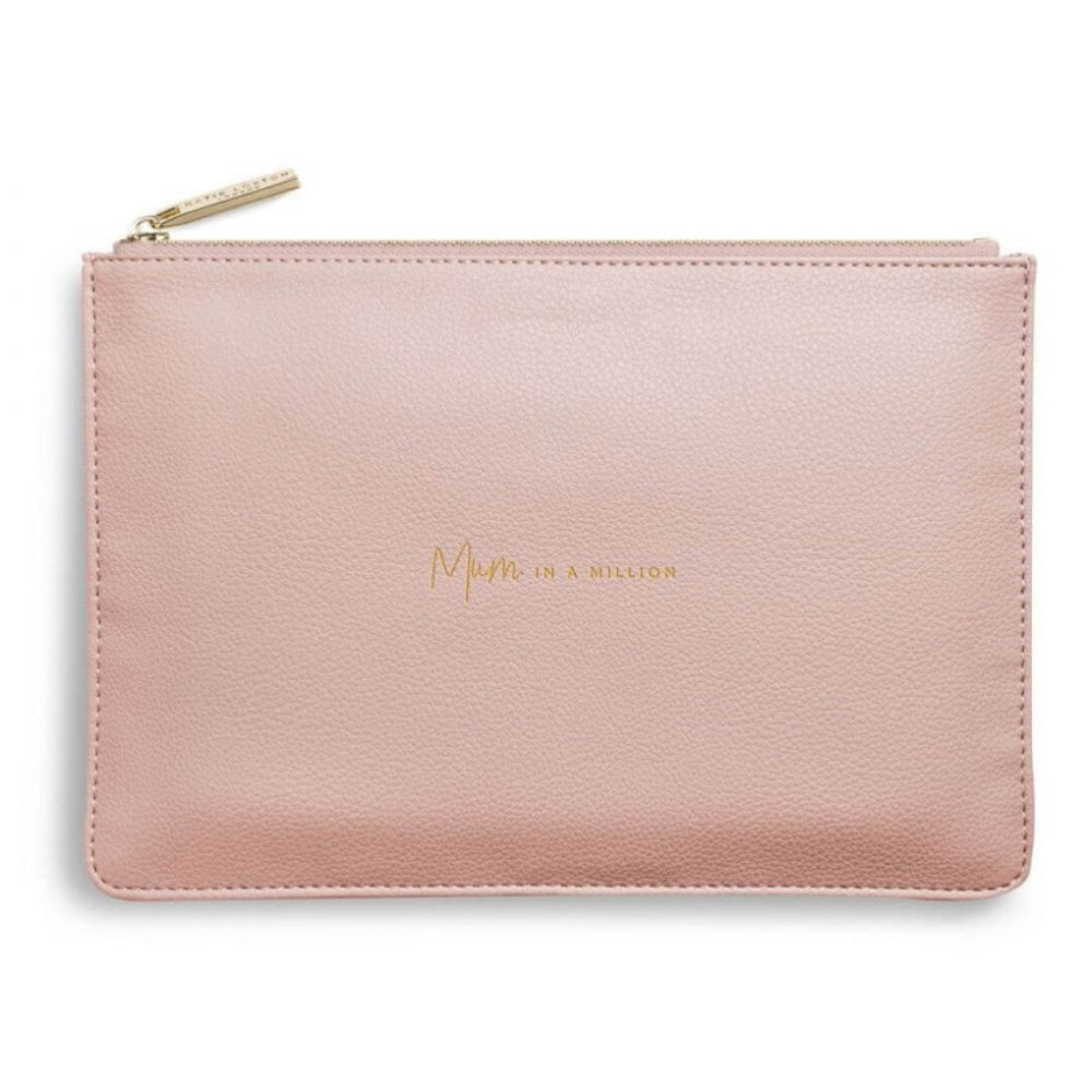 Perfect Pouch | Mum In A Million | Pale Pink | 16 X 24cm