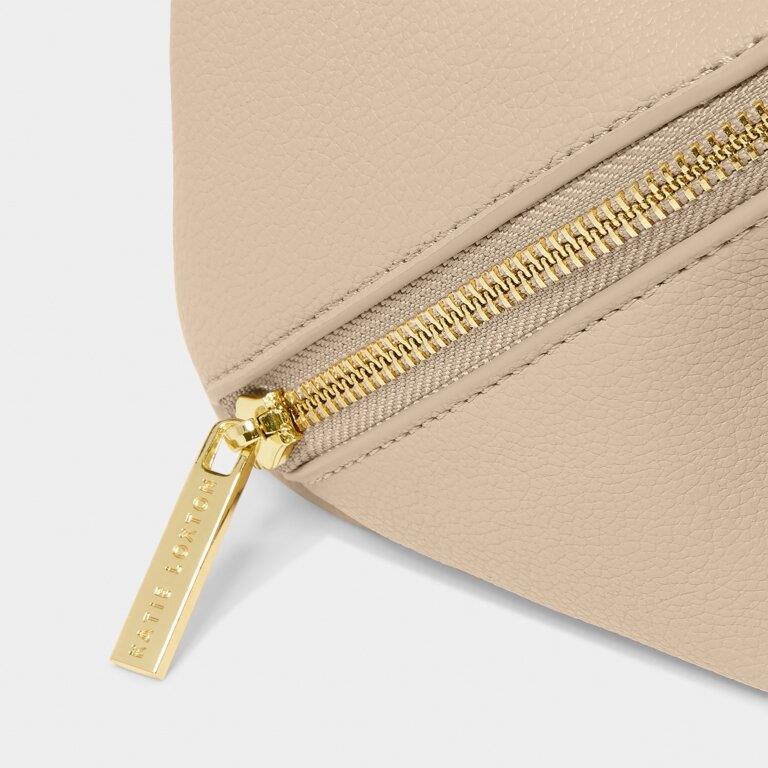 Medium Make Up / Wash Bag - Light Taupe