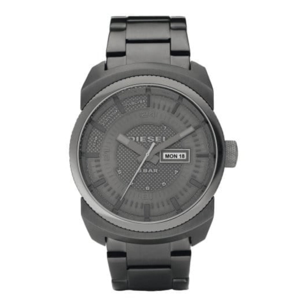 Gents Oxidised Stainless Steel Bracelet Watch
